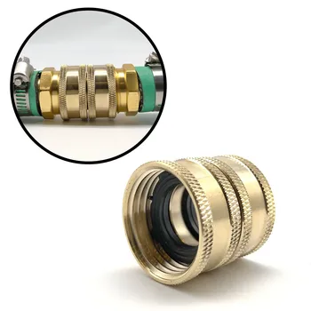 

30# Brass Two-way Internal Thread Connector Garden Hose Adapter 3/4 Brass Connector