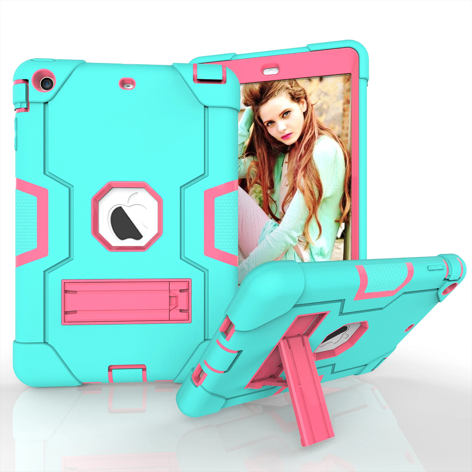 A r Silikon PC Hibrid Z rh K l f I in IPad Mini 1 2 3 A1432 A1454 
