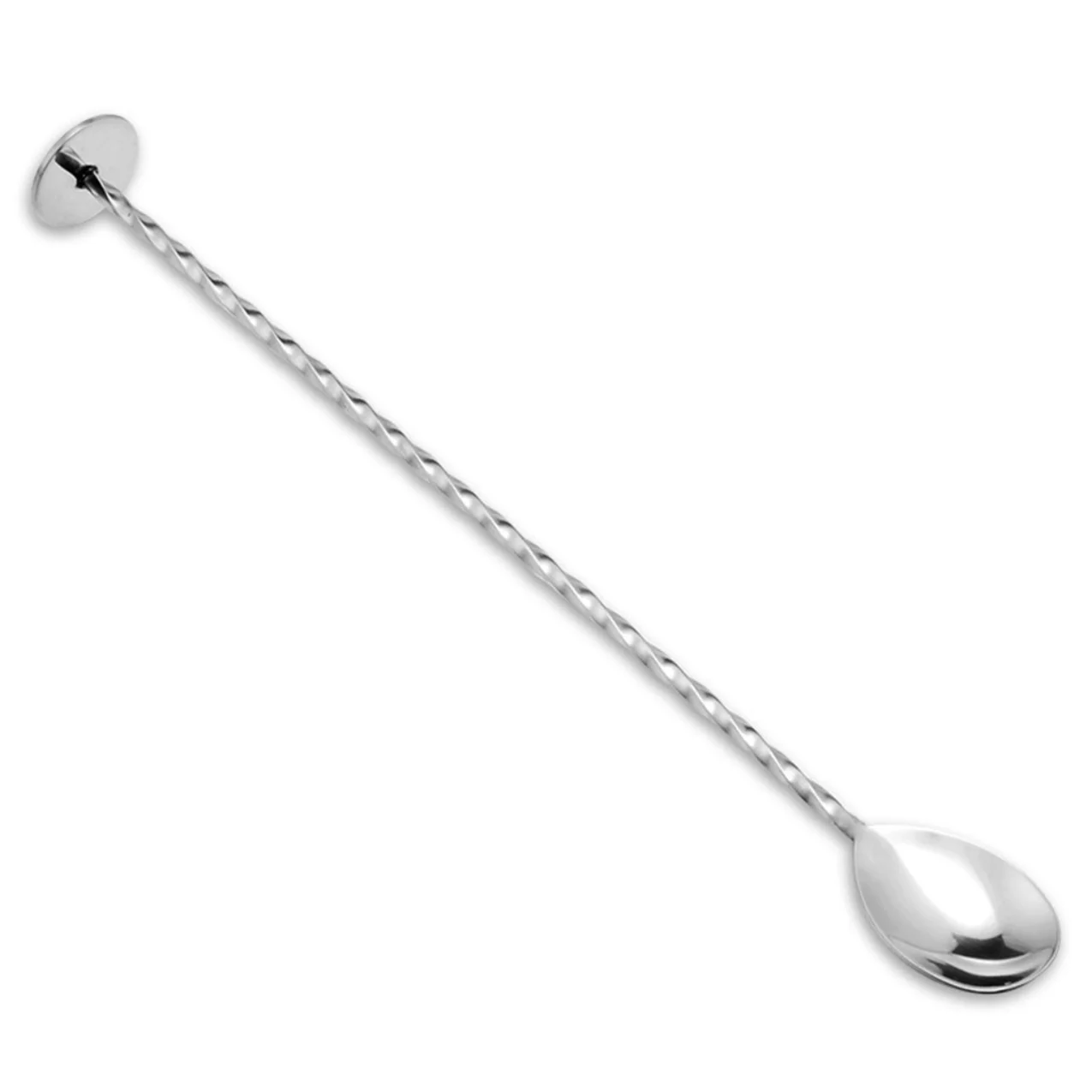 High Quality Stainless Steel Cocktail Bar Spiral Pattern Drink Shaker Muddler Stirrer Twisted Mixing Spoon Kitchen tableware
