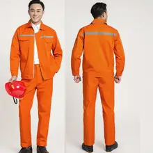 Санитарно-Рабочий Комбинезон Рабочая Униформа весна осень светоотражающий комбинезон сварочный автомобиль мастерская механика размера плюс комплект одежды