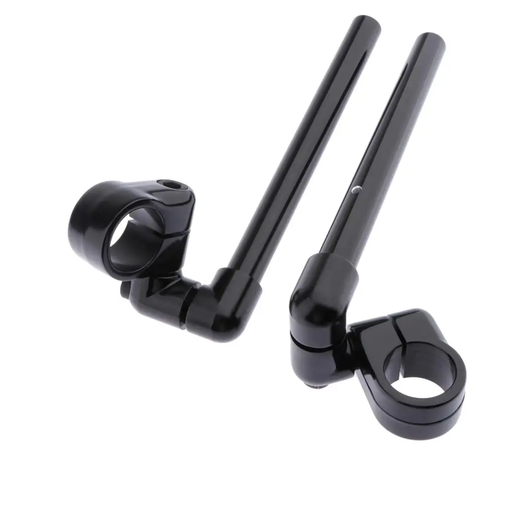 37mm CNC Alloy Handlebars Grips Adjustable Clip On Fork for Motorbike Motocross Universal Fits For Honda Yamaha 