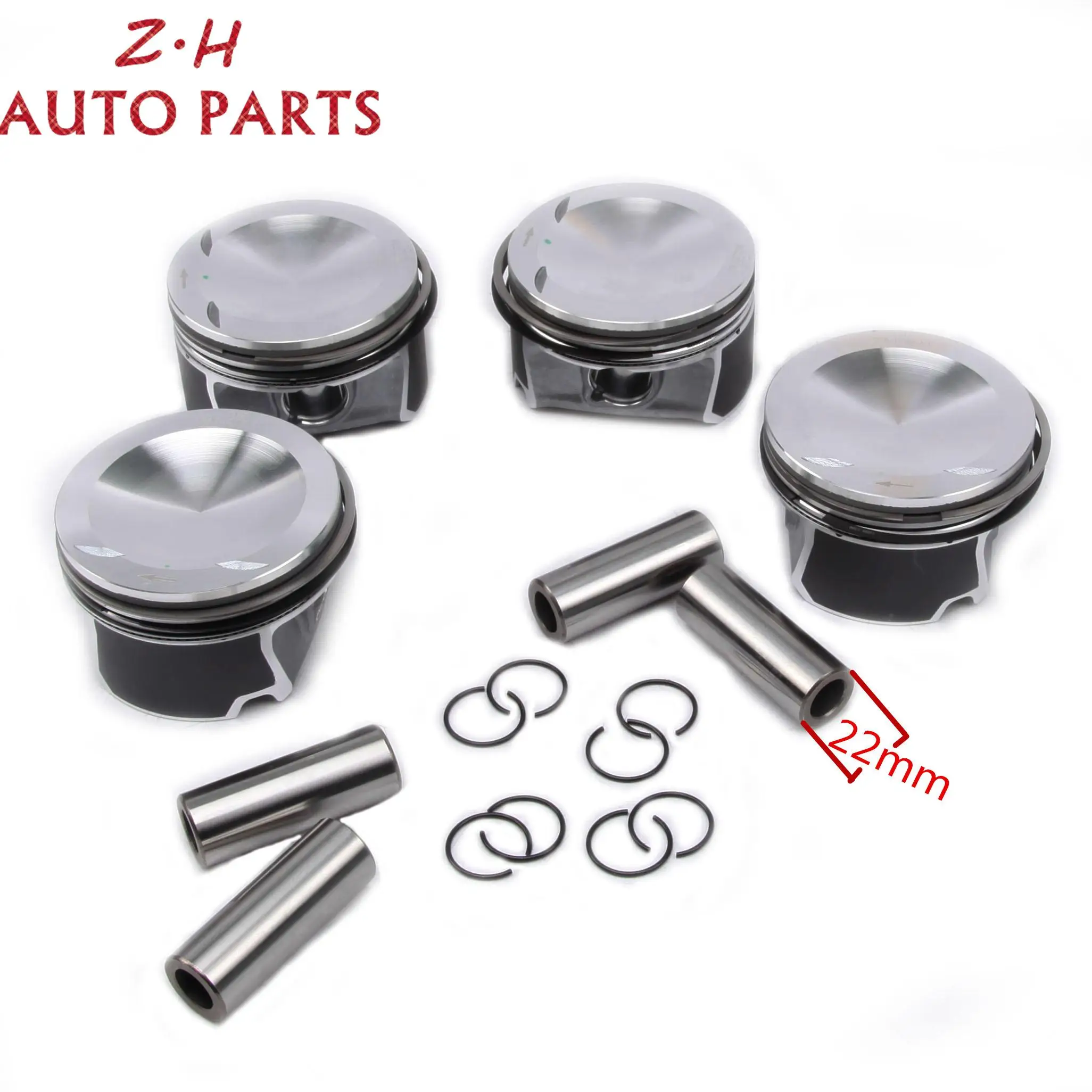 

Engine Pistons & Rings Set Φ82.51mm / Φ22mm 06D 107 066 S For AUDI S3 TTS Quattro TFSI CDMA VW Golf Scirocco 2.0 TSI Seat Leon