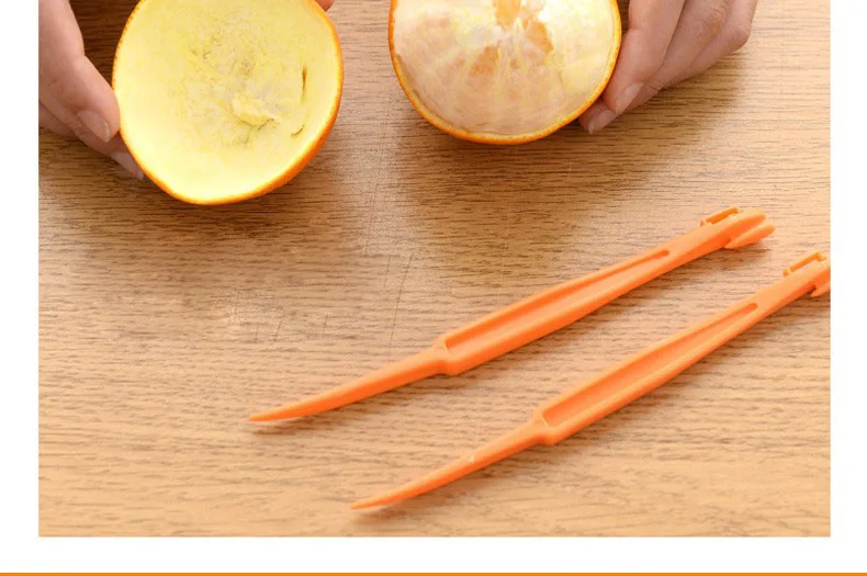 5 шт./дропшиппинг креативный длинный раздел Оранжевый Овощечистка апельсиновый сок компактный и практичный помощник