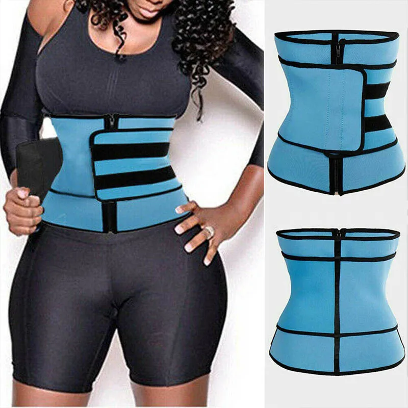 Adjustable waist trainer belt weight loss sweat band wrap fat tummy stomach sauna sweat belt body shaper yoga gym fitness