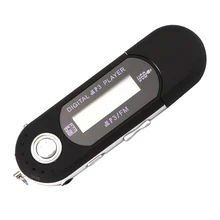 USB MP3 музыкальный плеер цифровой ЖК-экран Поддержка 32 Гб TF карта и fm-радио с микрофоном черный синий mp3-плеер