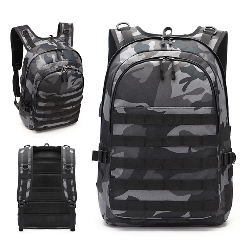 

PUBG Tactical Military Army Backpack Playerunknown's Battlegrounds Backpacks Level 3 Cosplay 15.6 Inch Laptop Bags USB Outdoor