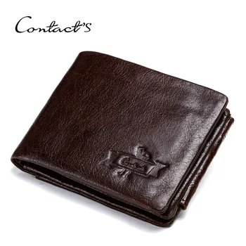 

Retro fashion leather 30% discount men's wallet leather horizontal wallet solid color short card bag