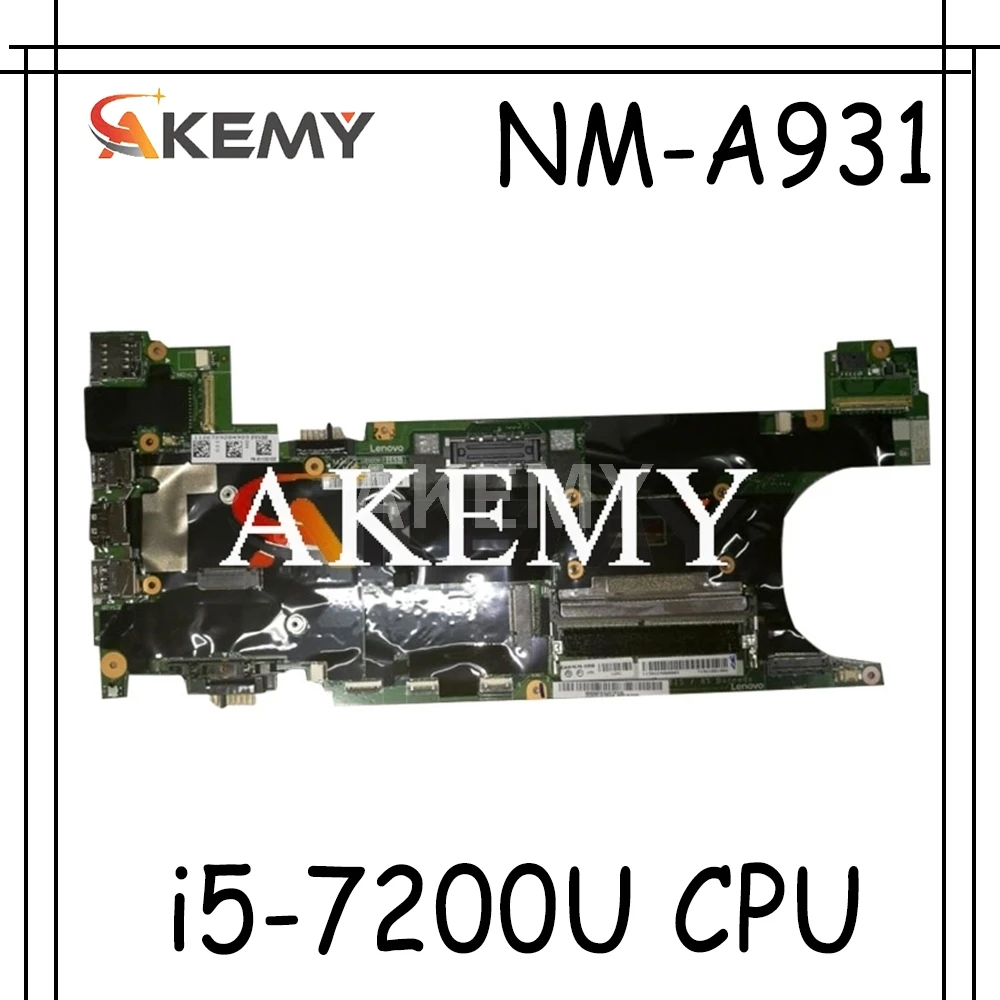 Akemy NM-A931 Motherboard For Lenovo Thinkpad T470 Laotop Mainboard with i5-7200U CPU | Компьютеры и офис