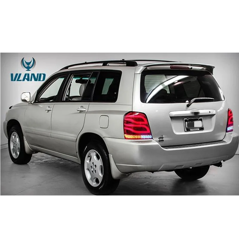 Автомобильный задний светильник VLAND для HIGHLANDER светодиодный 2001 2005 2007 с сигналом