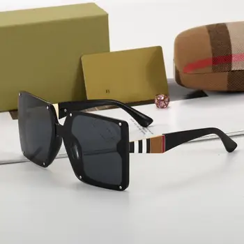 

Oversized Ladies Sunglasses Women Square Sun Glass Retro Fashion Polarized Shopping Mirror Stacked Frame New design Glasses