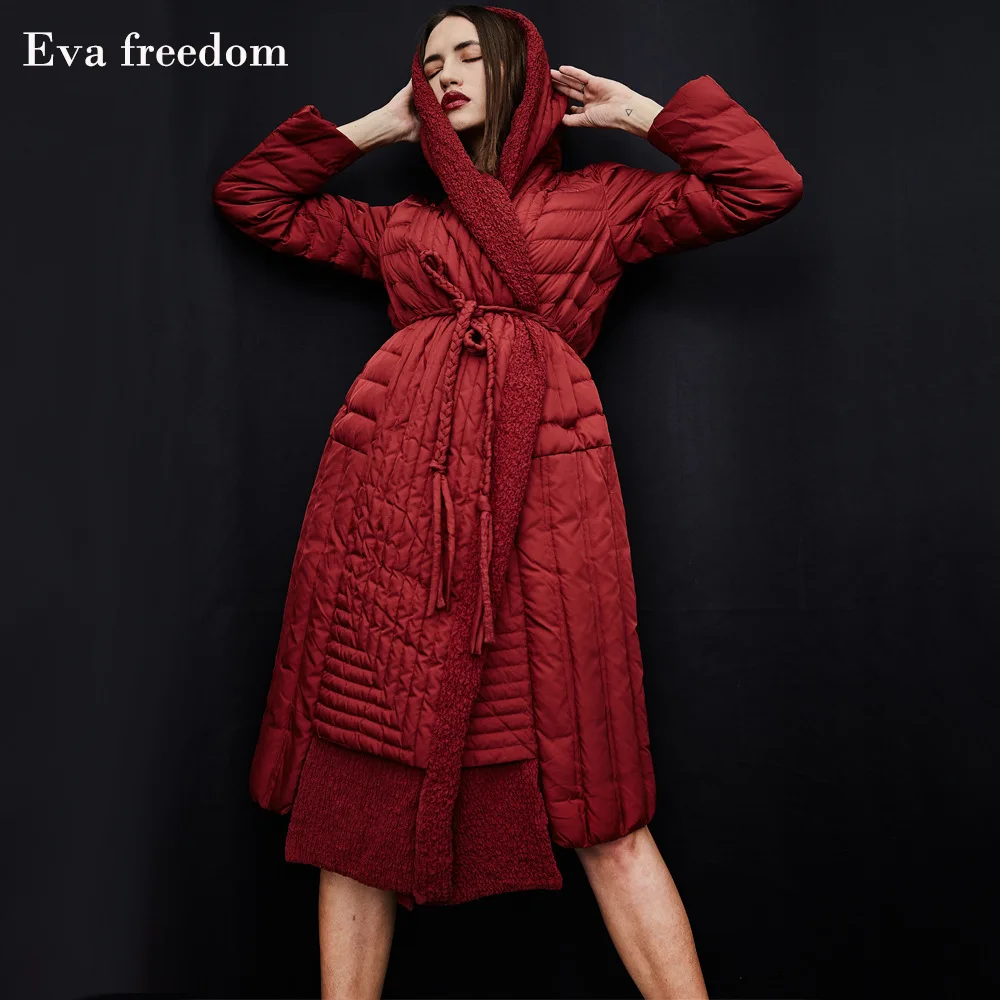 Eva Freedom дизайн чувствовать себя свободно пальто будет код легко зима легкие роскошные женские пуховики