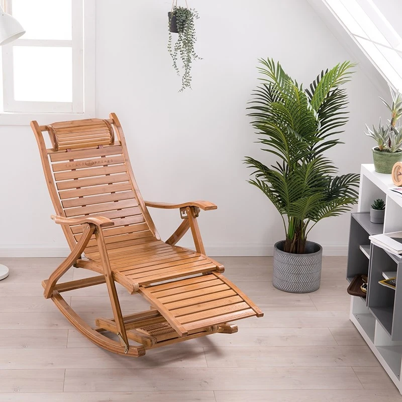Складное кресло качалка из бамбука для сна сна| |