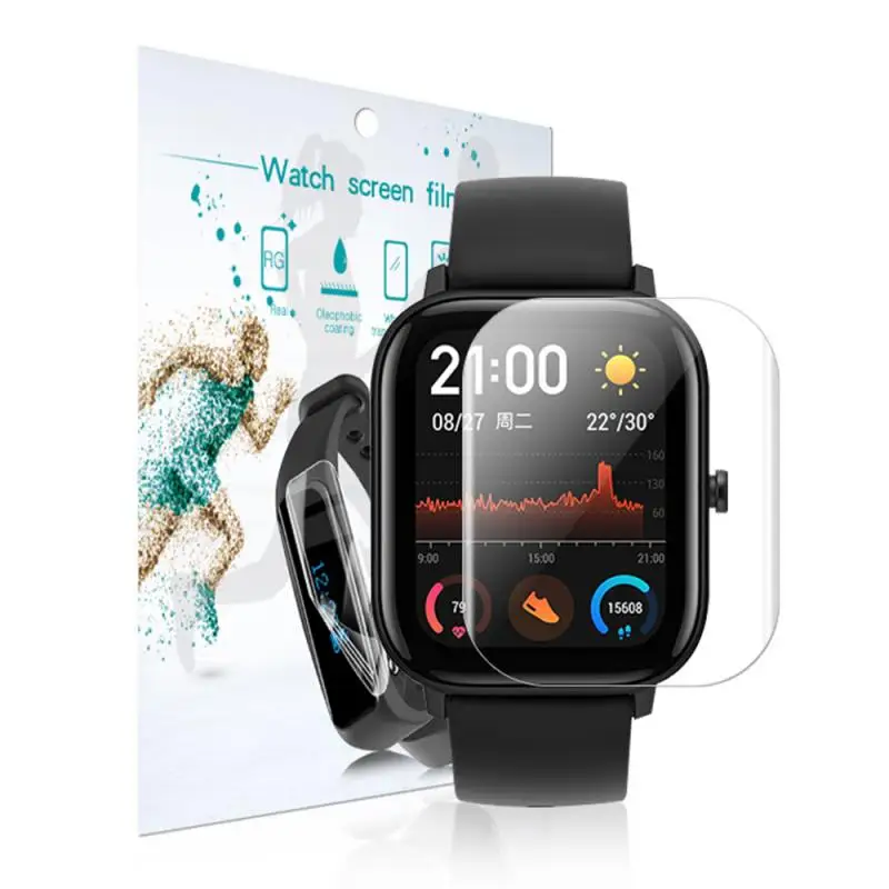 1 шт. защита экрана из закаленного стекла 2019 для AMAZFIT GTS защитный чехол умных часов