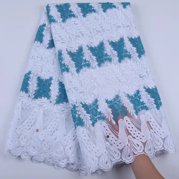 

High Quality Milk Silk Lace Fabric Latest French Stoned Milk Silk Lace Fabric Free Shipping African For Wedding Every Dress 1680