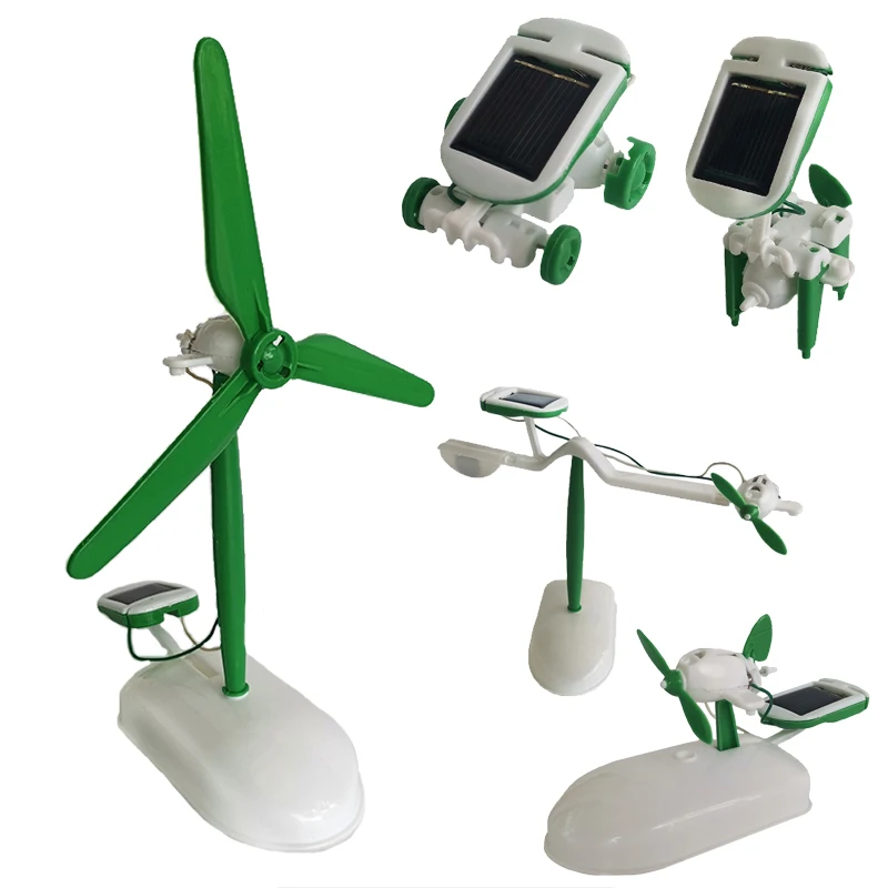 6 in 1 Solar Toy Children STEAM Toy Learning Education Machine Kids Students New Cognition Energy Science