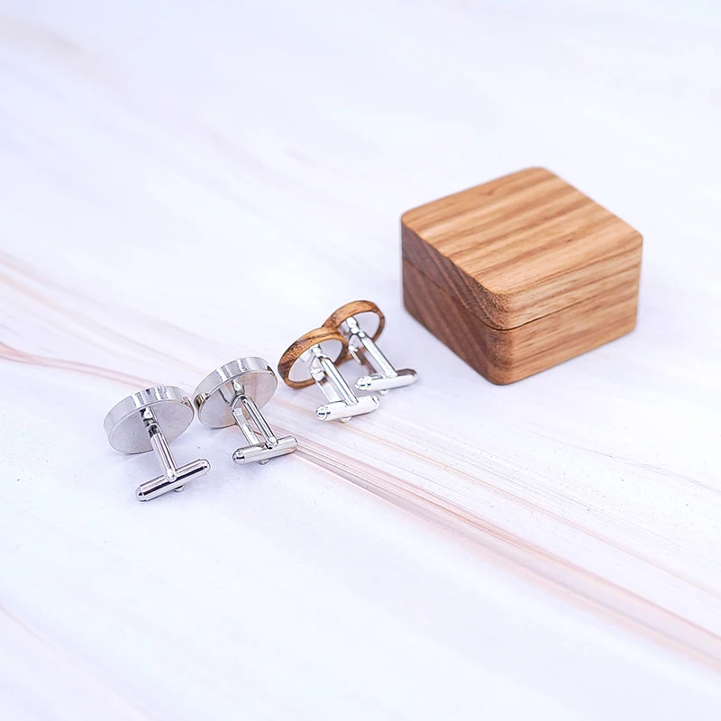 Деревянная коробка для запонок с гравировкой логотипа на заказ|Зажимы галстука и