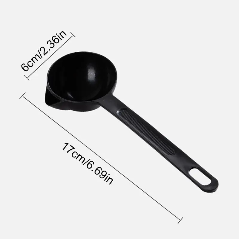 1pc Solid Color Oil Separator Spoon Anti-Scalding Plastic Oil Filter Spoon Soup Separator Kitchen Tools Accessories