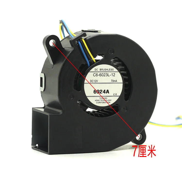Вентилятор проектора новый оригинальный C6 6023L 12 DC12V 70mA 60x23 мм для протора