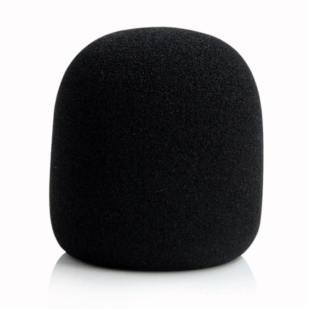 Micrófono de mano de repuesto para auriculares, gran oferta, protector de viento para parabrisas, cubierta de espuma de esponja, 3,5x7CM