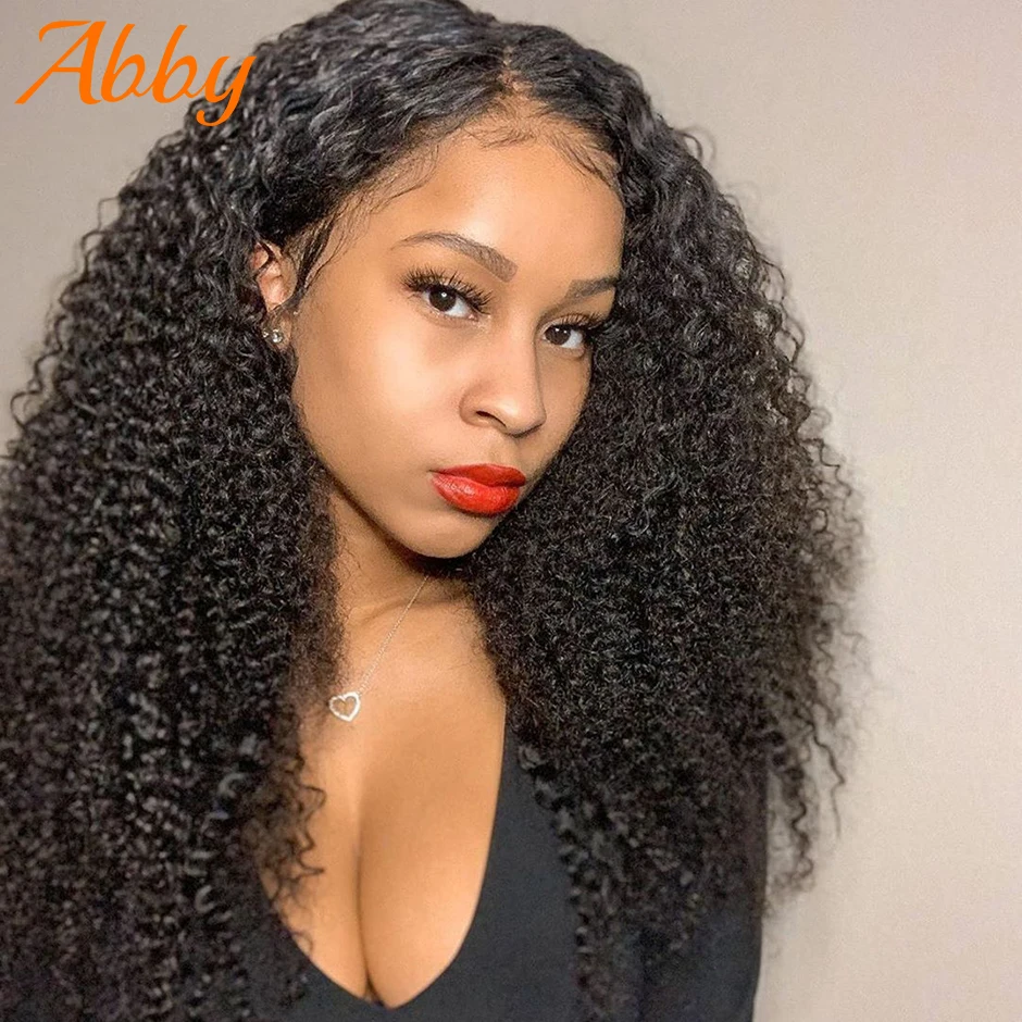 5x5 Lace Closure Wigs Human Hair For Women Kinky Curly Closure Wig 150
