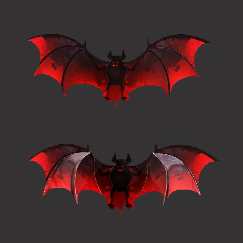 

Wall Stickers DIY PVC Bat Wall Sticker Decal Home Halloween Decoration Creative Removable Wallpaper Home Decor 12pcs