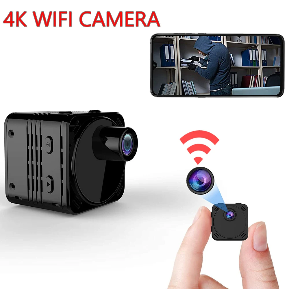 4K мини Wi Fi камера умная беспроводная видеокамера HD маленькая Обнаружение