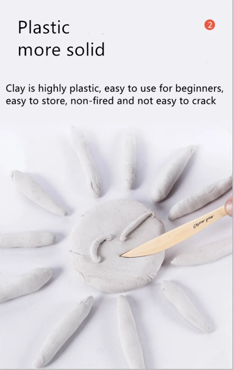 DAS Wood Terra Cota Air-Dry Clay Non-Toxic Self Hardening Pottery Clay, Modeling  Clay for Children-Adults Sculpting Ceramic - AliExpress