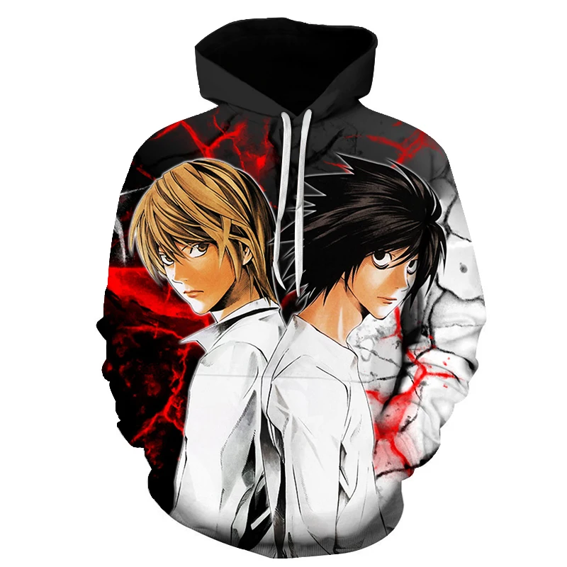 Newest Death Note Casual Mens Hoodies Sweatshirts Custom 3D Printed Spring Autumn Streetwear Hip Hop Starwars Jacket Newest Death Note Casual Mens Hoodies Sweatshirts Custom 3D Printed Spring Autumn Streetwear Hip Hop Starwars Jacket