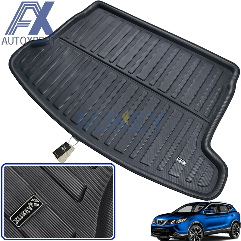 

For Nissan Qashqai J11 Rogue Sport 2014 - 2016 2017 2018 2022 Rear Trunk Boot Liner Mat Cargo Floor Tray Carpet Mud Kick Pad