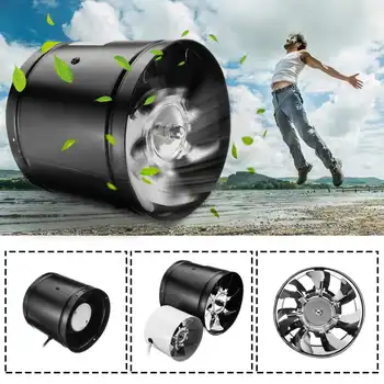 

4 6 Inch Inline Duct Fan Air Ventilator Pipe Ventilation Exhaust Fan Mini Extractor Bathroom Toilet Wall Fan Duct Fan Access