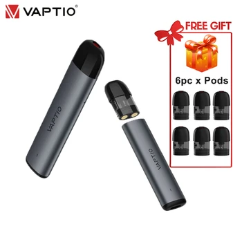 

New Pod Kit Electronic cigarette Vaptio Airgo Stick Kit 350mAh Battery mod 1.5ML Cartridge tank 11W output Mod starter vape pen