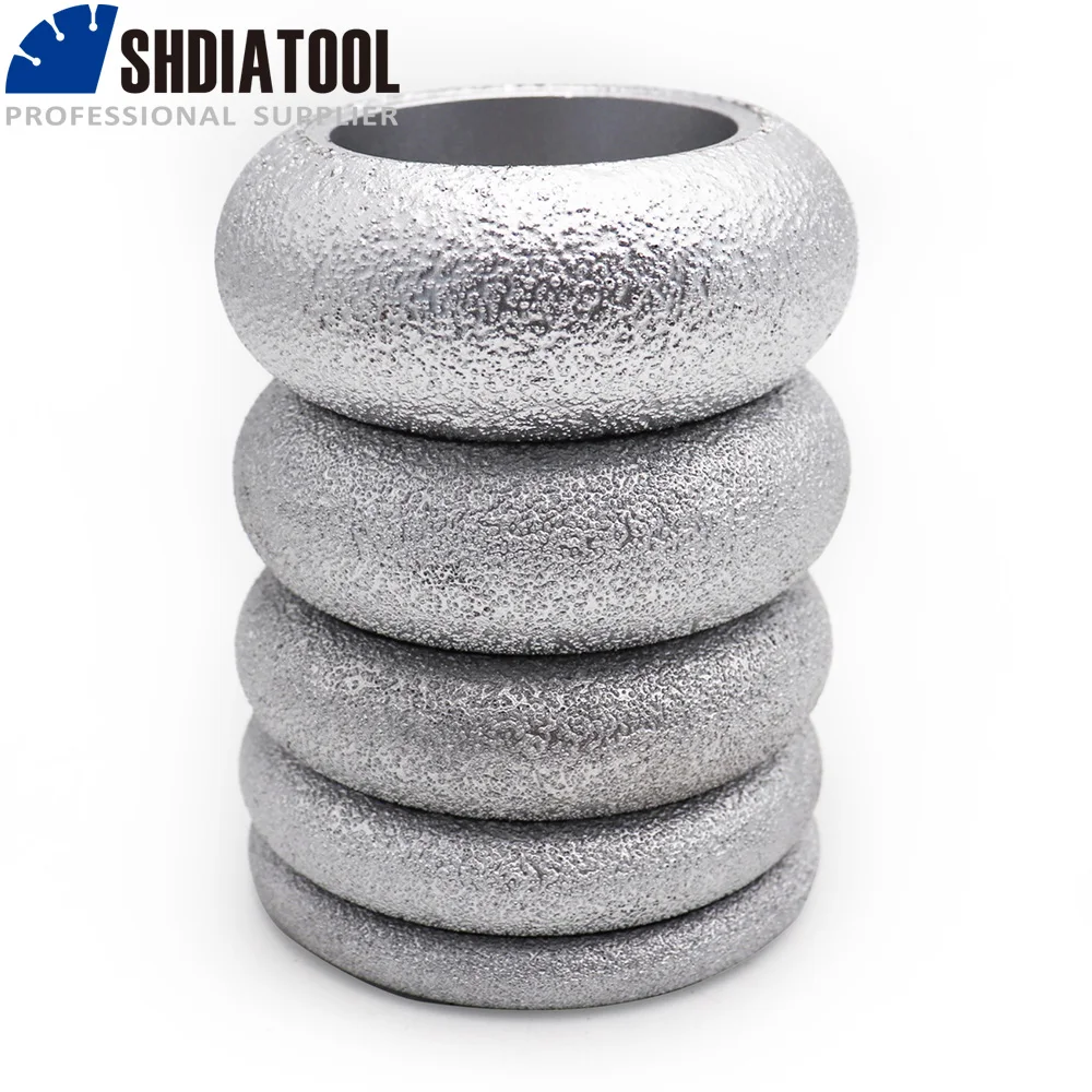 Shdiatool Dia 3 Inches Vacuum Brazed Diamond Convex Wheel Grinding Disc Diamond Height 10/15/20/25/30Mm Dry Or Wet Sanding Wheel Shdiatool Dia 3 Inches Vacuum Brazed Diamond Convex Wheel Grinding Disc Diamond Height 10/15/20/25/30Mm Dry Or Wet Sanding Wheel