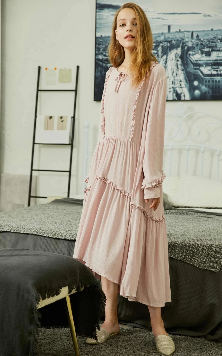 Vero Moda женское платье с оборками и шнуровкой для дома | 31837D524