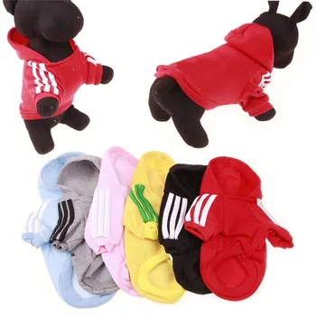 

ThinBest Hoodie For Dogs Winter Warm Dog Clothes For Pugs Pet Clothing Vetements Chien Abrigo Perro Cute Hoodies For Dogs