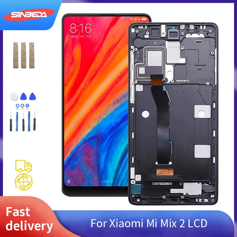 Оригинальный 5 99 &quotдля Xiaomi MI Mix 2 ЖК-дисплей сенсорный экран с рамкой для дисплей