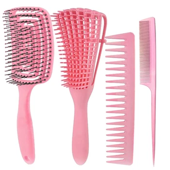 

Detangling Brush Comb for Hair Detangler for Afro American Hair 3A to 4C Kinky Curly / Wet/Dry/Long Thick Hair