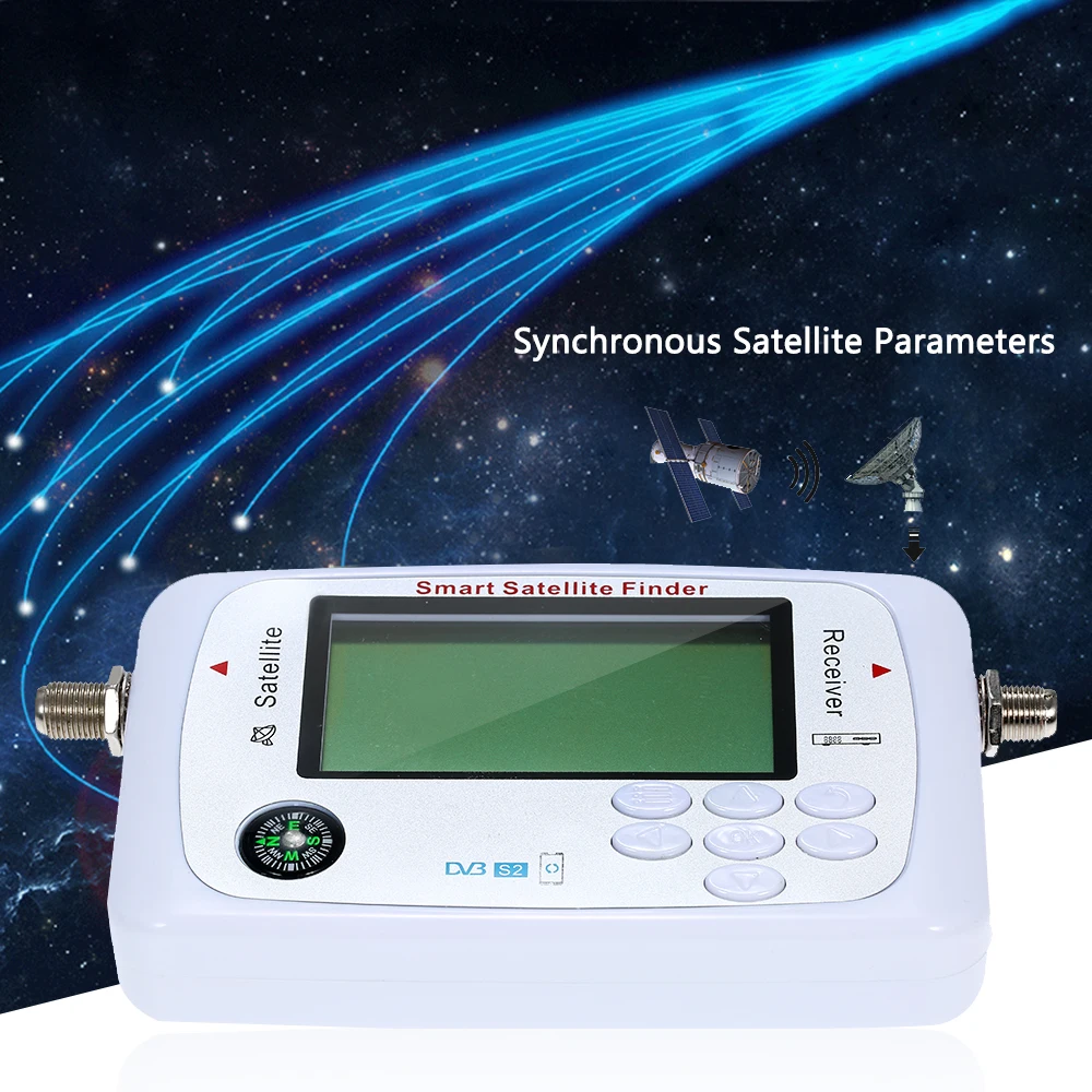 Цифровой спутниковый искатель спутниковый измеритель сигнала мини цифровой сканер спутникового сигнала с ЖК-дисплеем Цифровой Satfinder