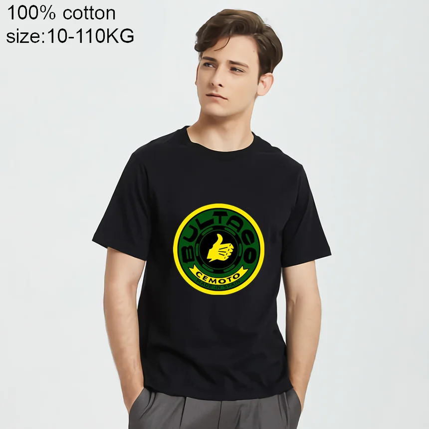 

2019 Fashion Summer Tee Bultaco Pursang T Shirt men Bultaco Pursang logo T-shirt made in spain motocycle Tee Motor cotton shirt
