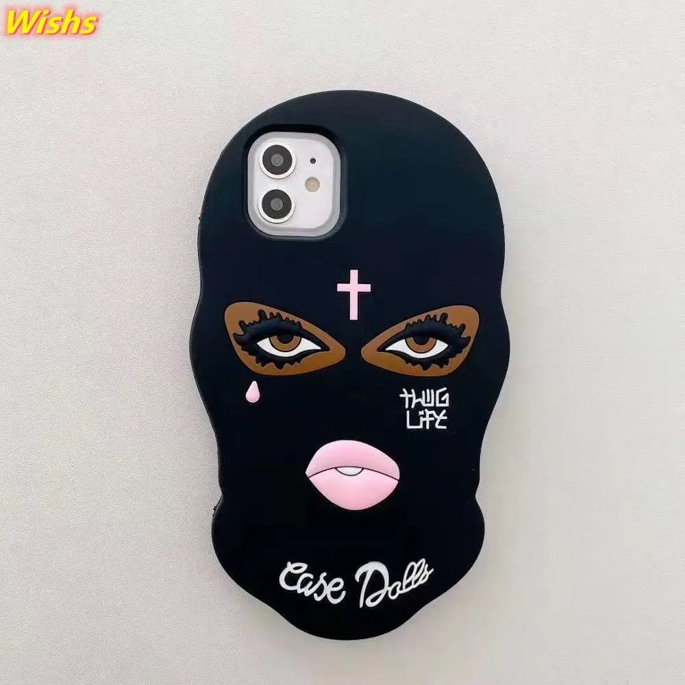 Силиконовый чехол для телефона с 3D изображением кукол iPhone 12 11 Pro Max 6 6S 7 8Plus X XS XR