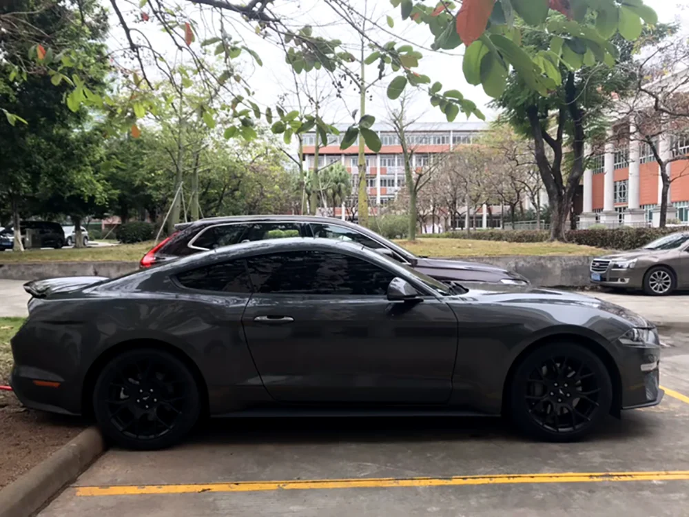 AITWATT для Ford Mustang черный спойлер высокого качества ABS пластиковый спойлер на задний багажник, крыло для стайлинга автомобилей 1 шт