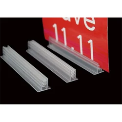 Bande adhésive en Pvc Kt, 10cm, 50 pièces, panneau, bannière, étiquette, signe, Clip de poignée, étiquette, Clip de magasin, accessoires de meubles 