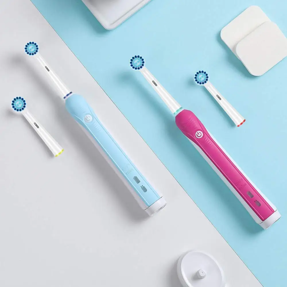 Generic Sensitive Clean Replacement Brush Heads for Oral-B 500/600/1000/2000/2500/3000/7000/8000/9600/8000 Electric Toothbrushes 5