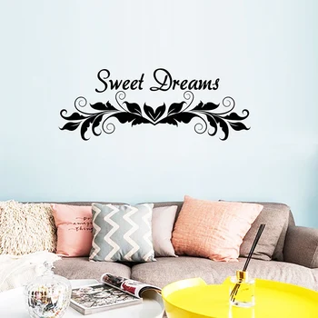 

Creative Wall Stickers Sweet Dreams For Bedroom Living Room Kids Room Home Decals Sticker Decor Wall Decal Art Mural Custom