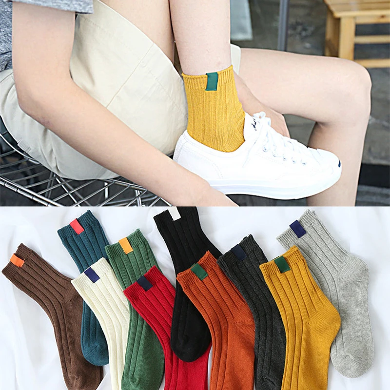 

Casual Cotton Striped Socks for Women Animal Pattern Autumn Winter Warm Christmas Socks Fashion Comfortable Funny Socks Meias