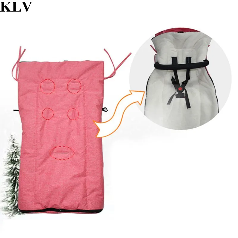 Спальный мешок для малышей; детская зимняя коляска; плотный теплый конверт; спальные мешки; муфта для ног; конверт для новорожденных