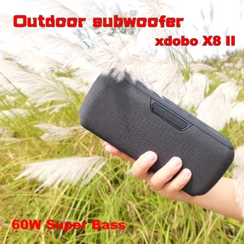 Głośniki Subwoofer zewnętrzny Bluetooth bezprzewodowy przenośny głośnik HiFi z DJ X8II XDOBO 60W Water Audio IPX5 Proof głośnik tanie i dobre opinie shenhaitong Głośnik zewnętrzny Baterii Z tworzywa sztucznego DWUKIERUNKOWE 2 (2 0) CN (pochodzenie) 50-99 W NONE 60 w