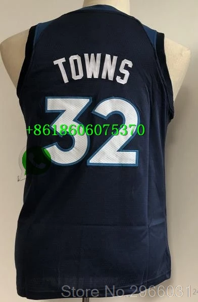 Youth kids Free shipping A+ quality Youth Kids#32 Karl-Anthony Towns 23 Jimmy Butler Jersey Minnesota - Цвет: Youth kids