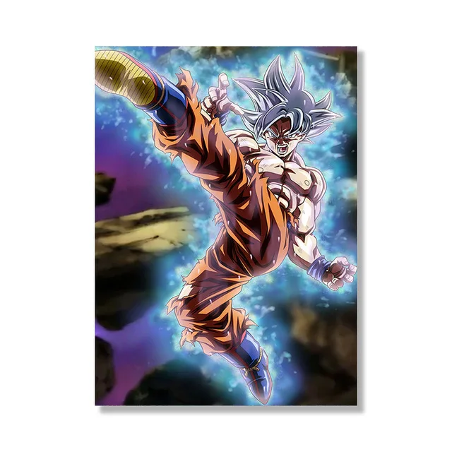 HD 5D Diamond Pattern Rhinestone Needlework Diy Diamond Painting Cross Stitch Diamond Embroidery Anime Dragon Ball Goku Poster 