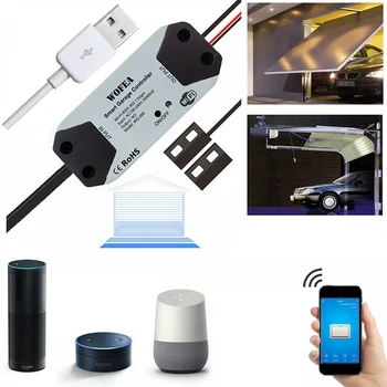

Intelligent Smart Garage Door Controller APP Control 16A 100-240V Universal SmartLife/Tuya APP Control No Hub Require