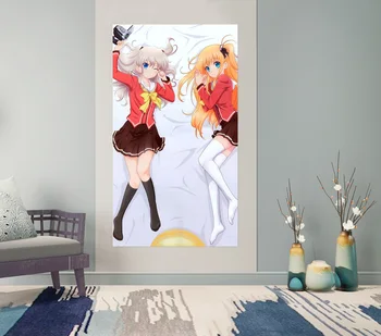 

[Self-Adhesive] 3D Charlotte 308 Japan Anime Wall Stickers Mural Decal Wall Murals AJ WALLPAPER Belly